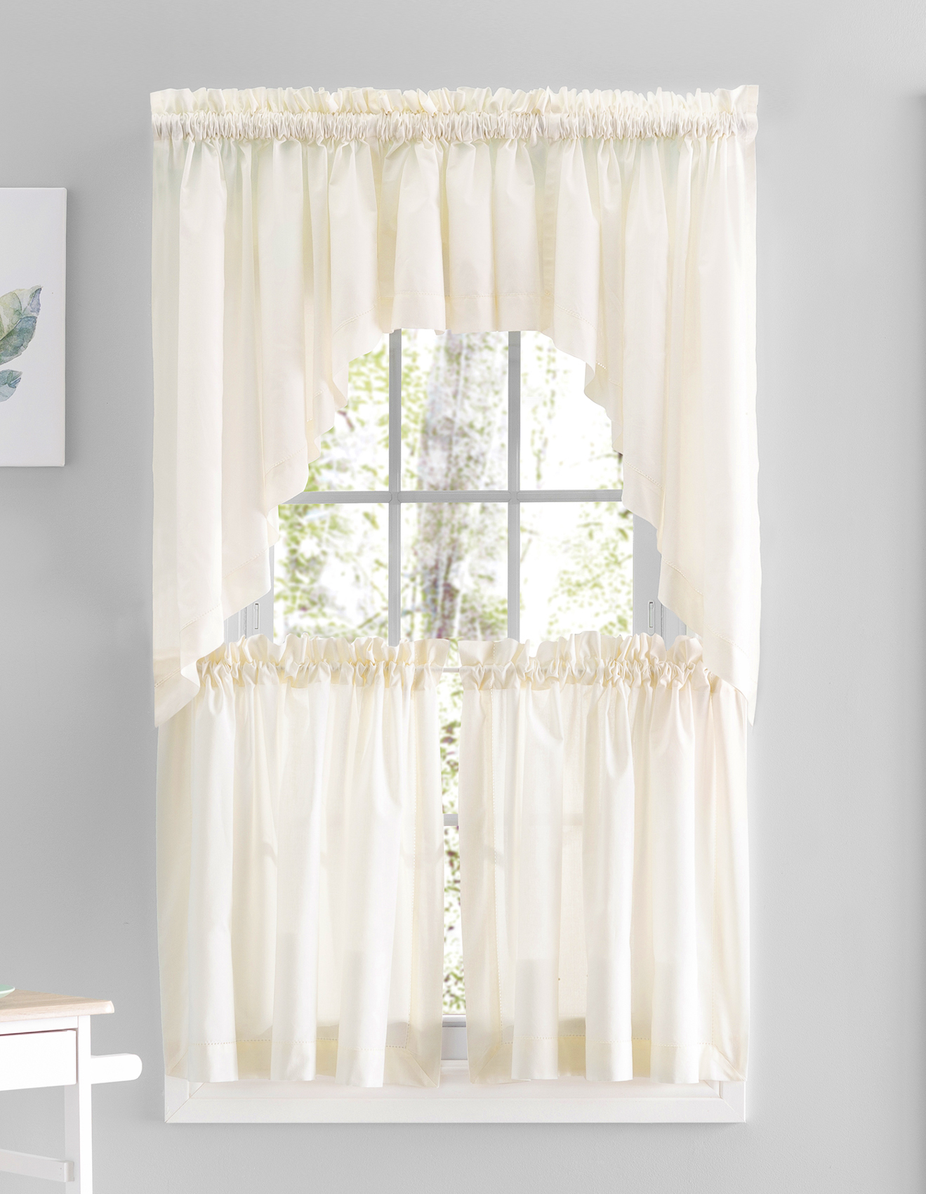 Simplicity Kitchen Curtain Ensemble Questions & Answers