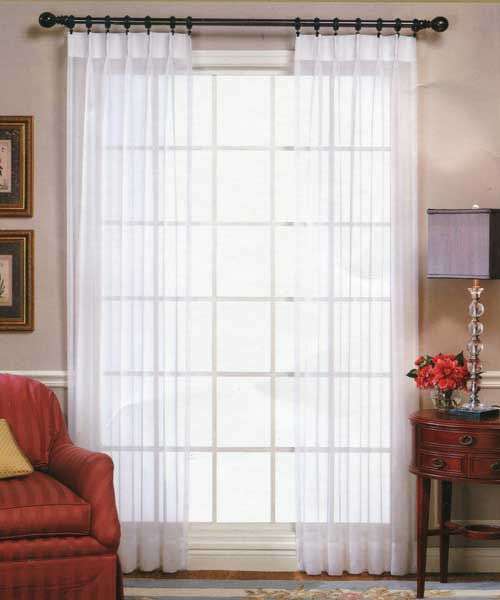 Voile Pinch Pleated Sheer Curtains - 2 to 1 fullness - Custom Questions & Answers