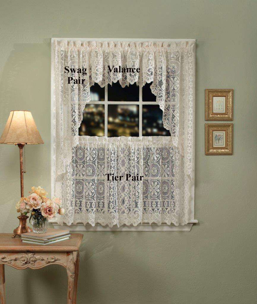 Hopewell Lace Tier Curtains Questions & Answers