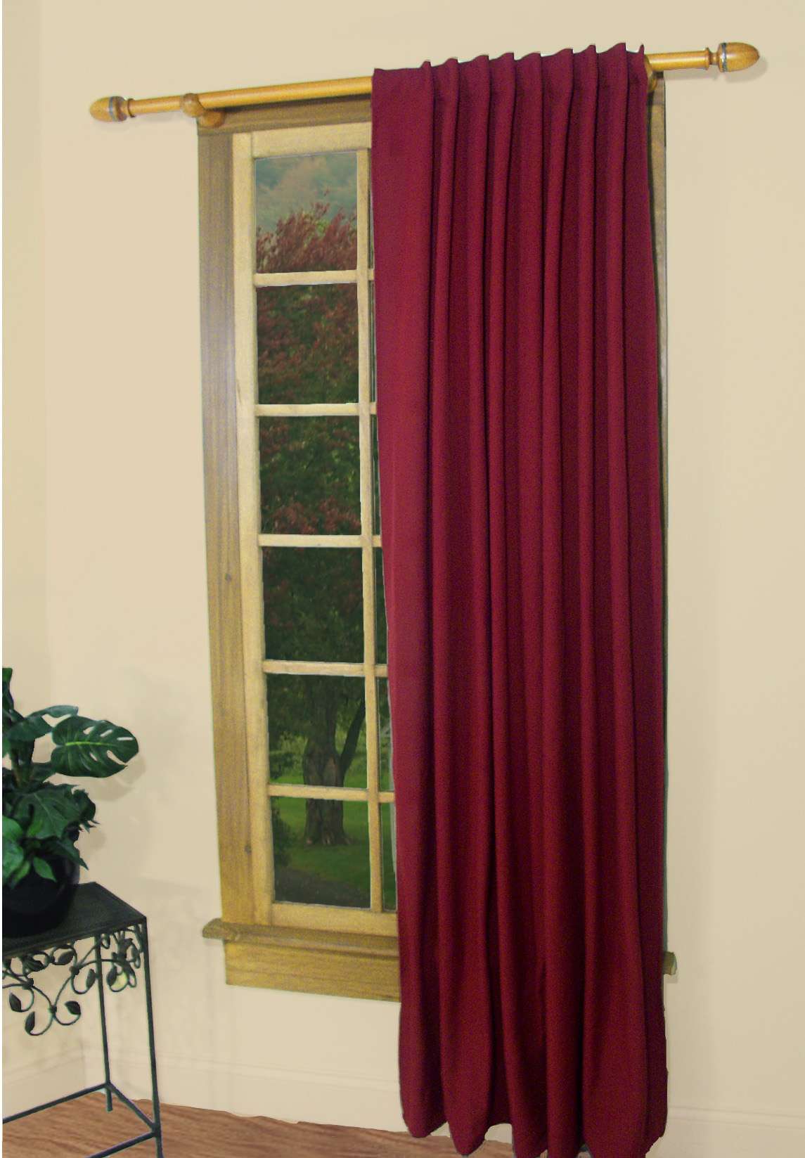 My window sizes are: 581/2” wide by 591/4” high. Can you make rods and curtains that are 2” wider and 4” higher?