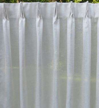 Pinch pleated sheers for a sliding door